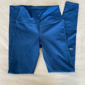 ALO Yoga high rise full length Blue Leggings size XS